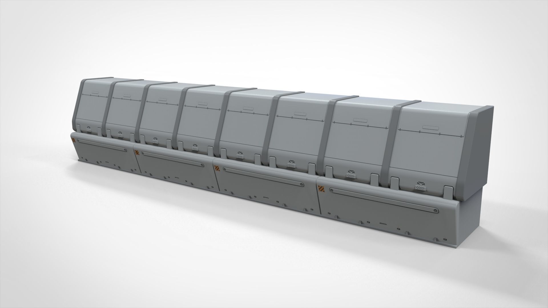 sci-fi Architecture kitbash 14 3D model_25