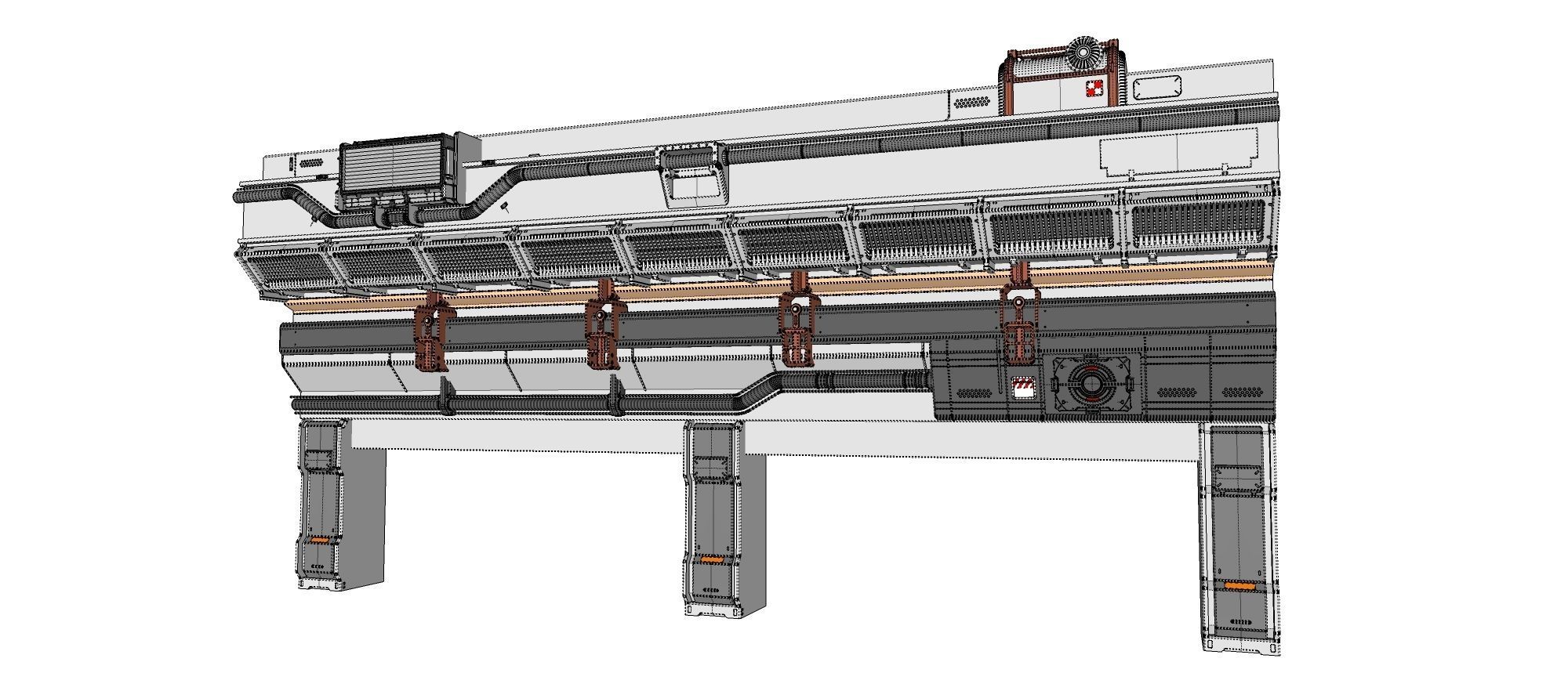 sci-fi Architecture kitbash 14 3D model_29