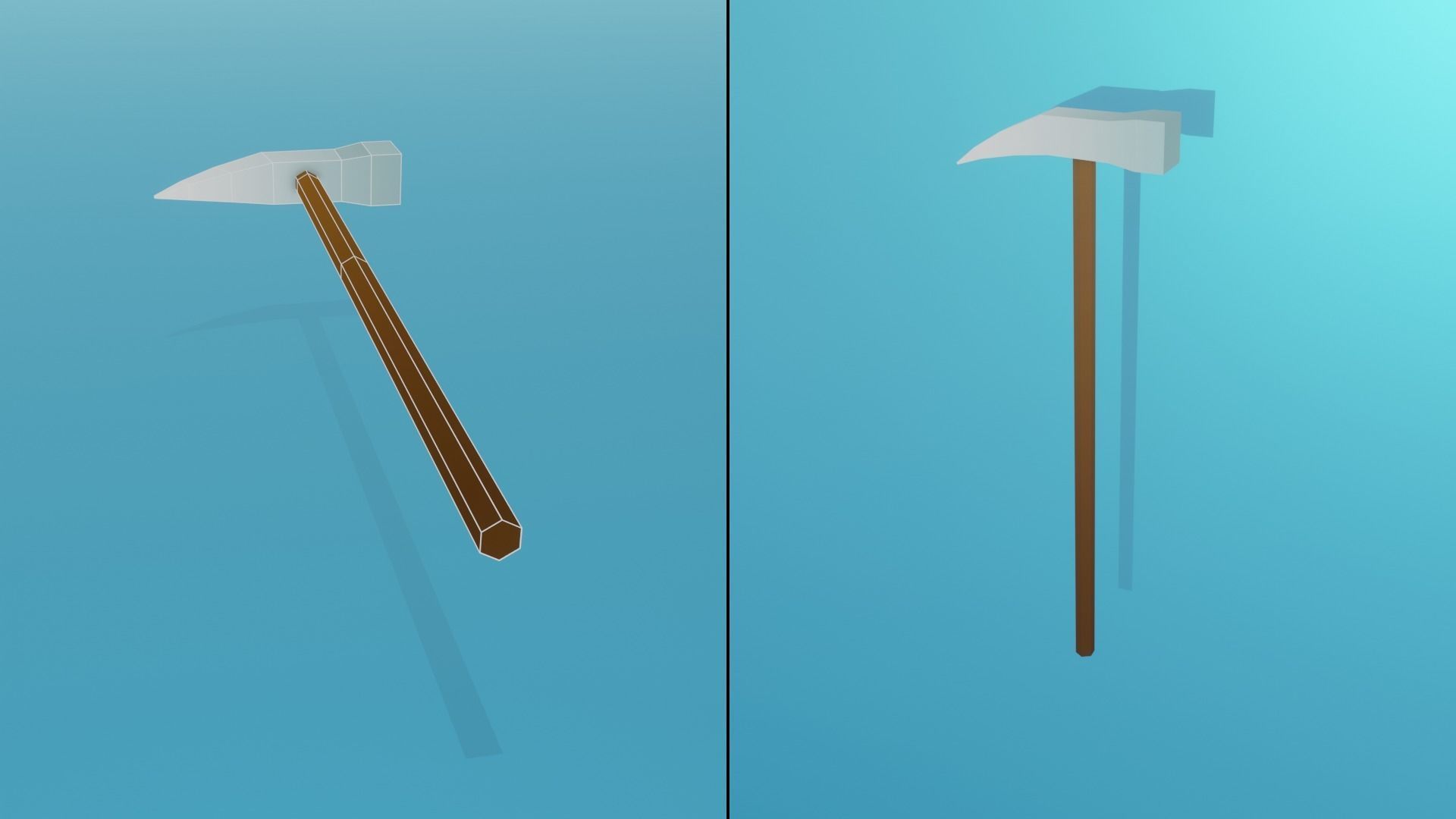 Low Poly Stylized Medieval Weapons Pack Low-poly 3D model_20