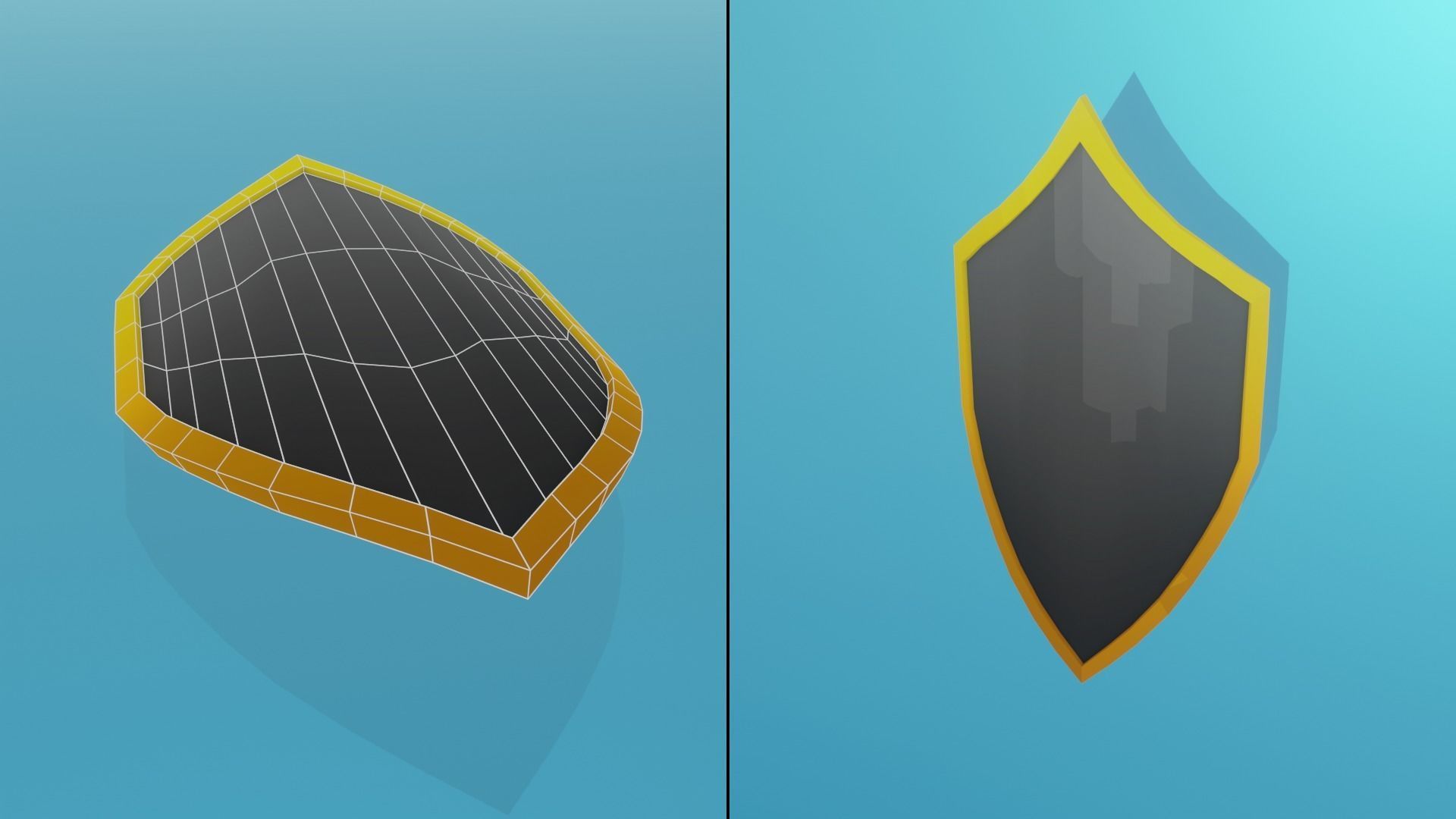 Low Poly Stylized Medieval Weapons Pack Low-poly 3D model_2