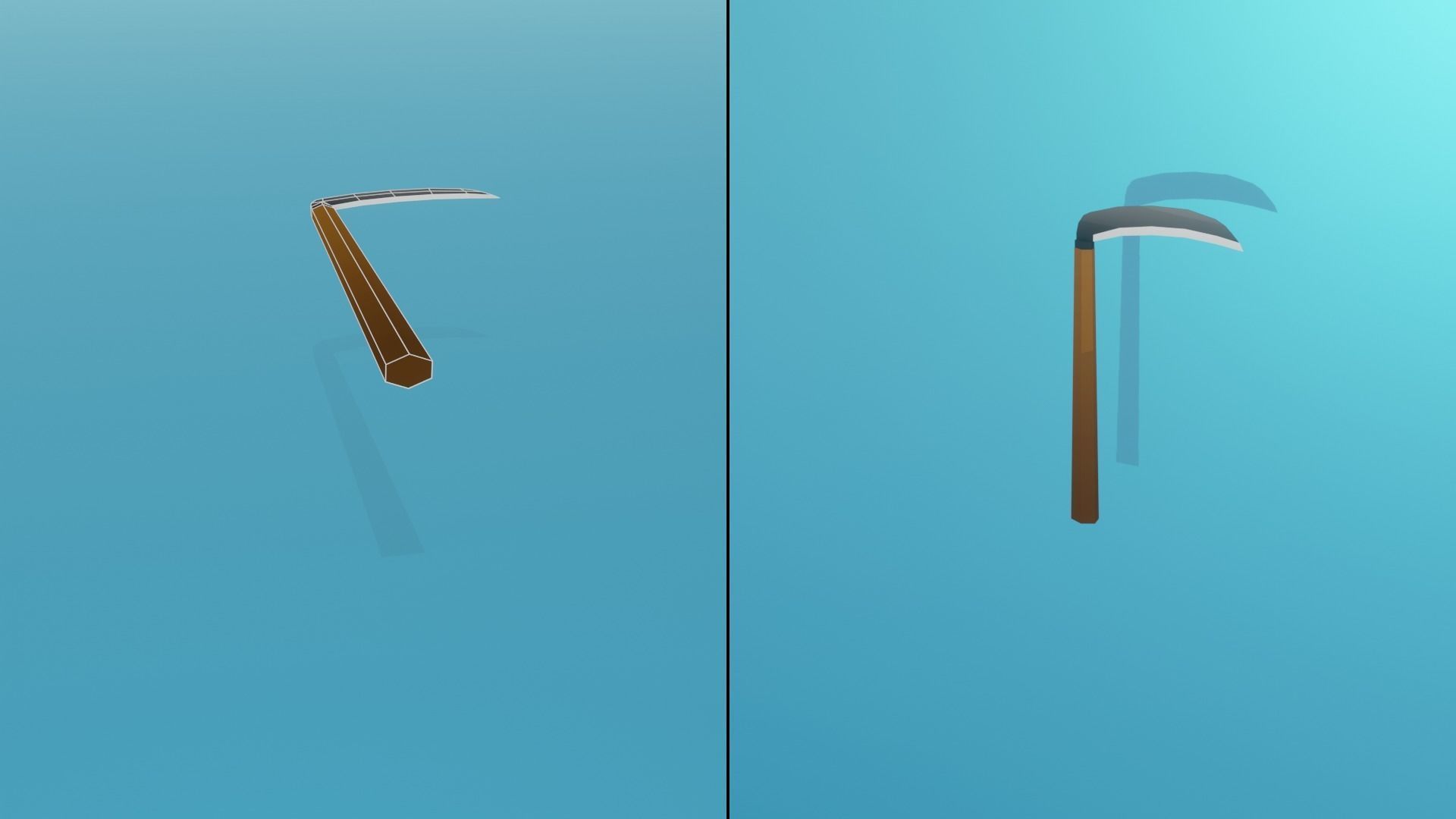 Low Poly Stylized Medieval Weapons Pack Low-poly 3D model_15