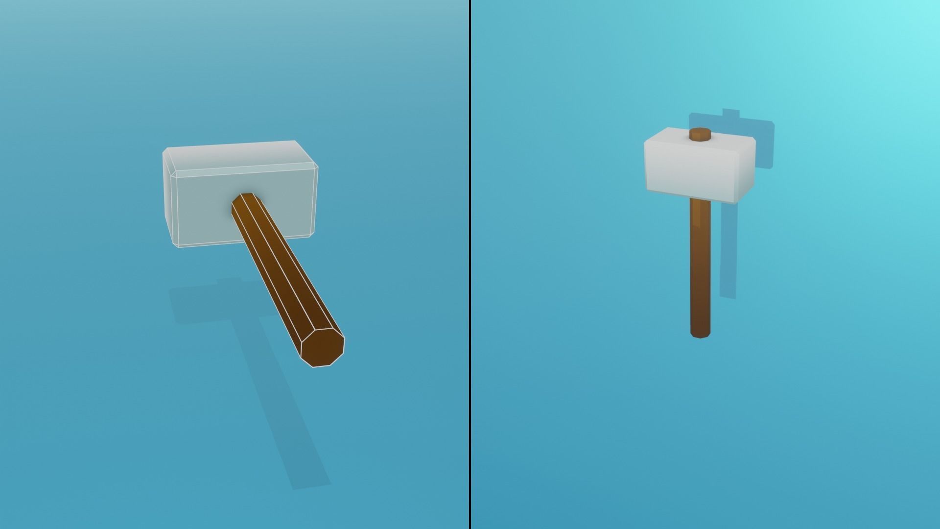 Low Poly Stylized Medieval Weapons Pack Low-poly 3D model_16