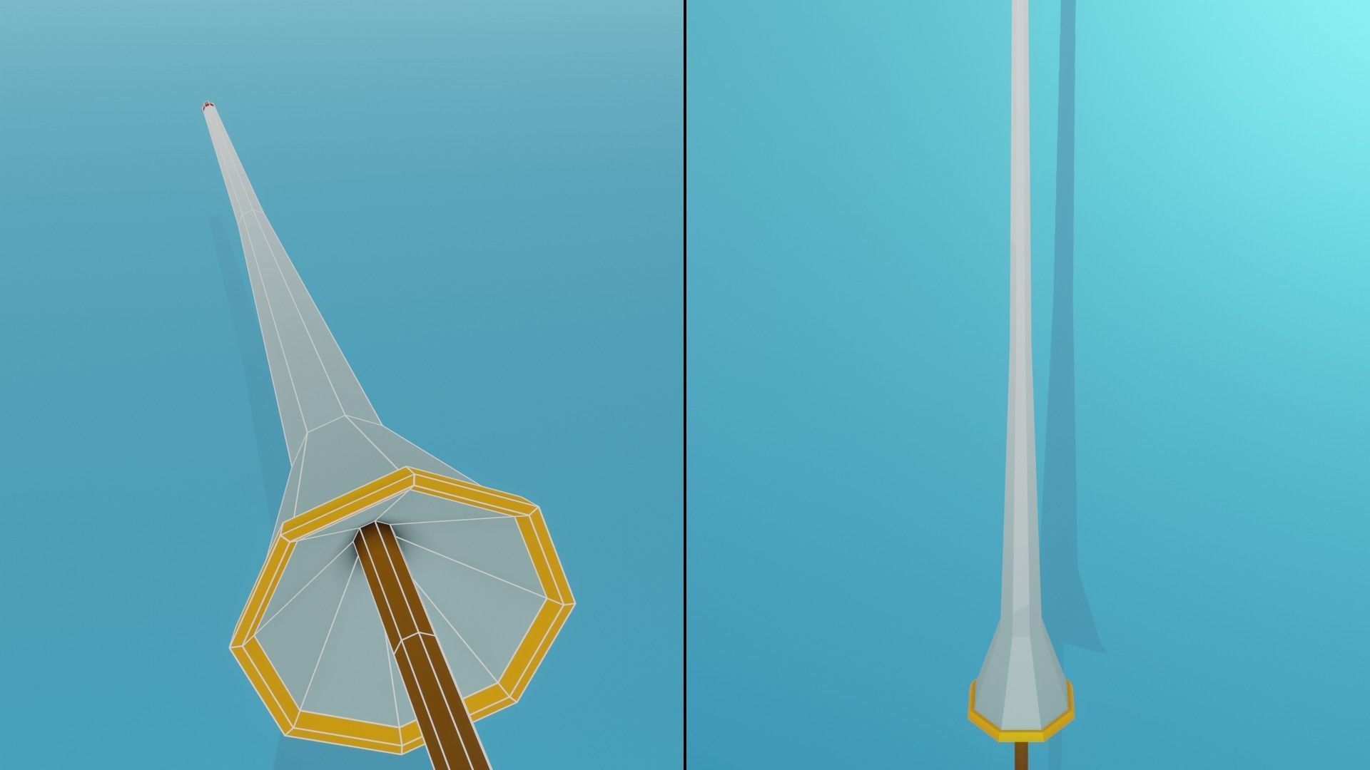 Low Poly Stylized Medieval Weapons Pack Low-poly 3D model_24