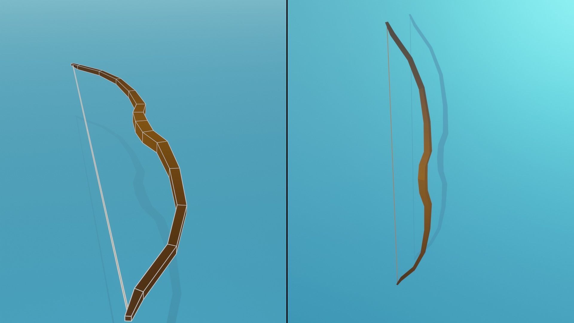 Low Poly Stylized Medieval Weapons Pack Low-poly 3D model_4