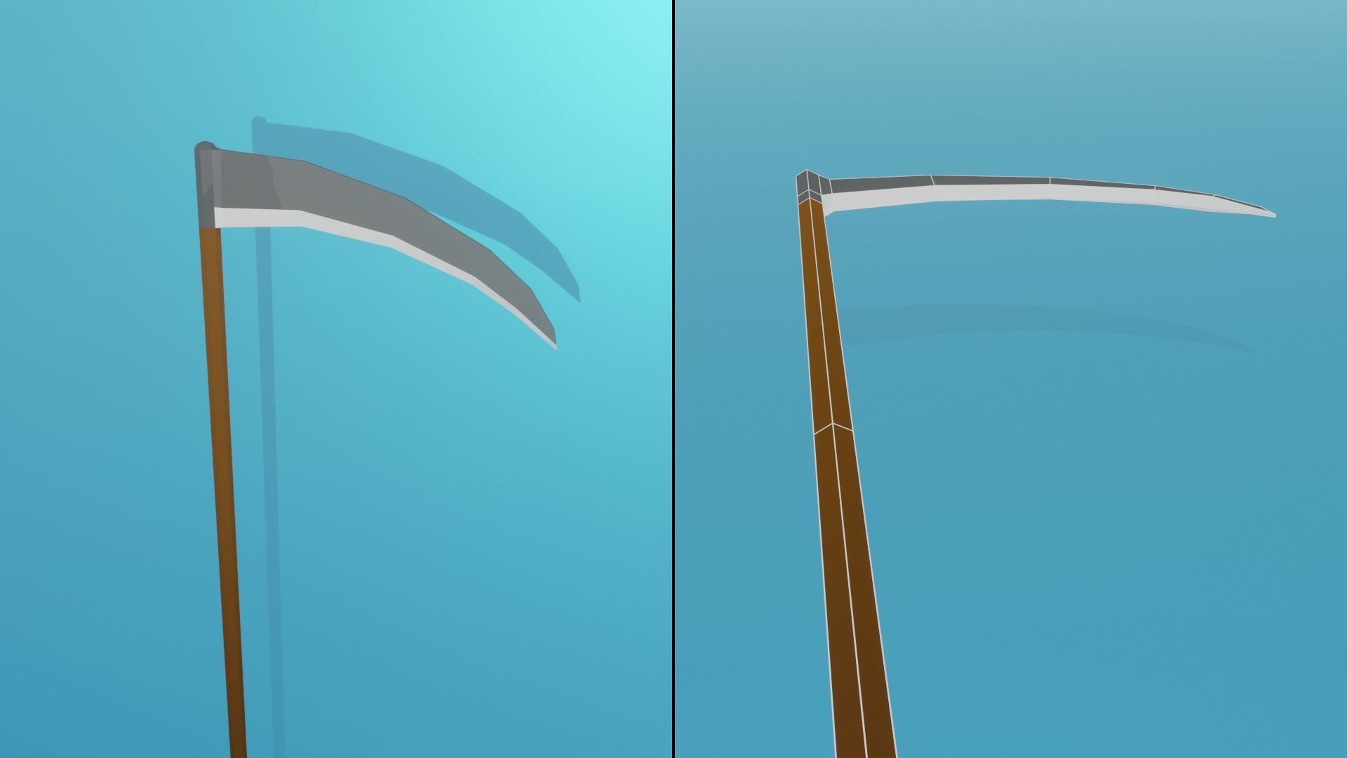 Low Poly Stylized Medieval Weapons Pack Low-poly 3D model_22