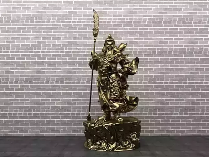 Gold statue
