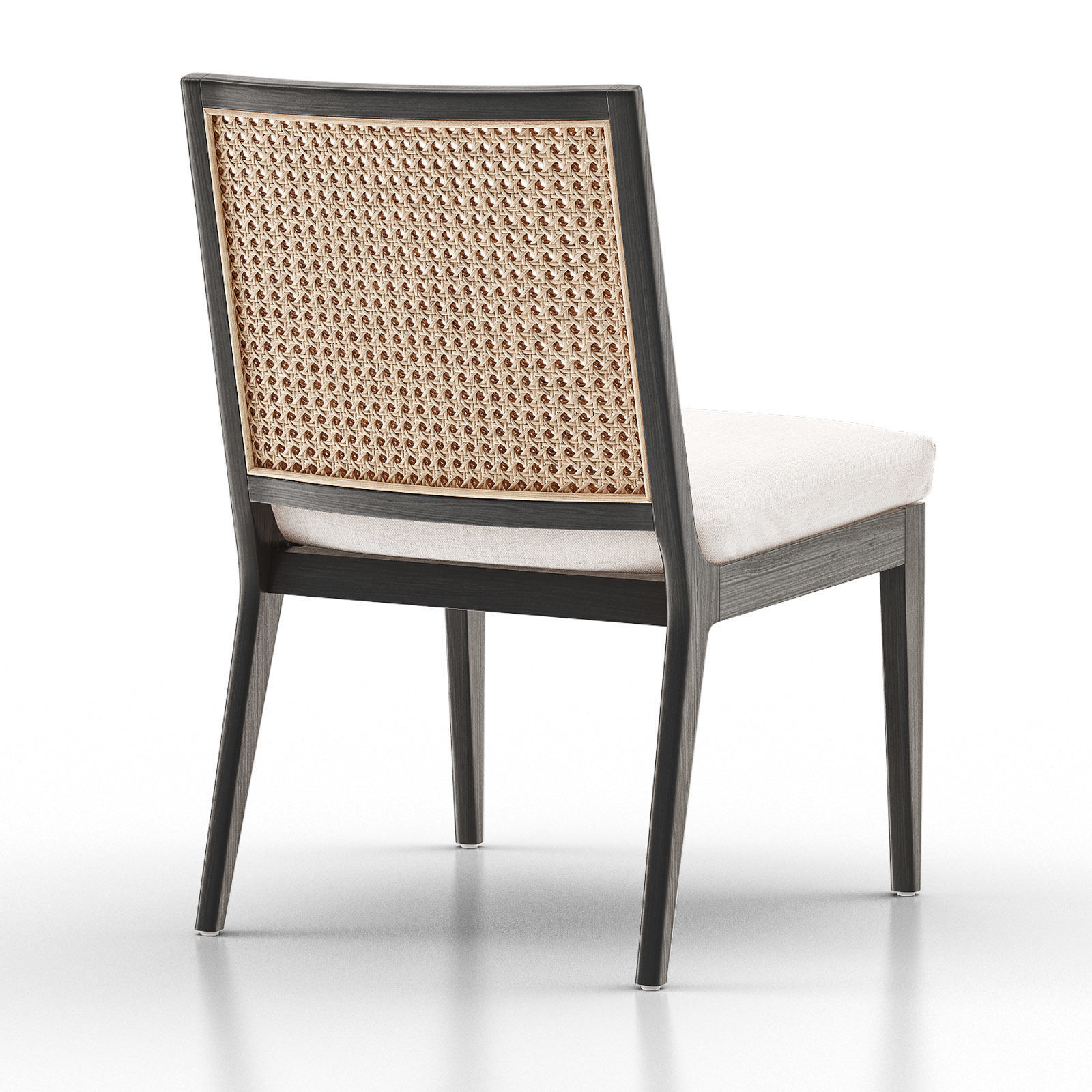 PB LISBON Cane Dining Chair and Armchair 3D model_4