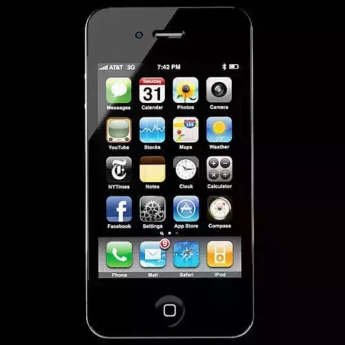 iPhone 4g 3D model