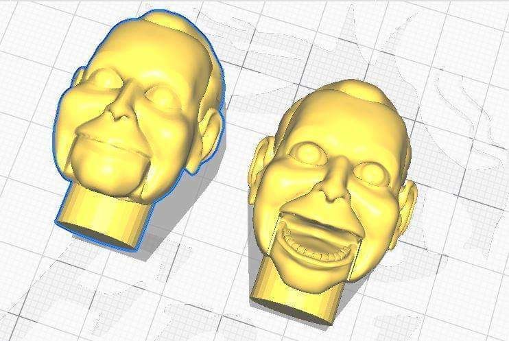 billy the doll articulated 3D print model_2