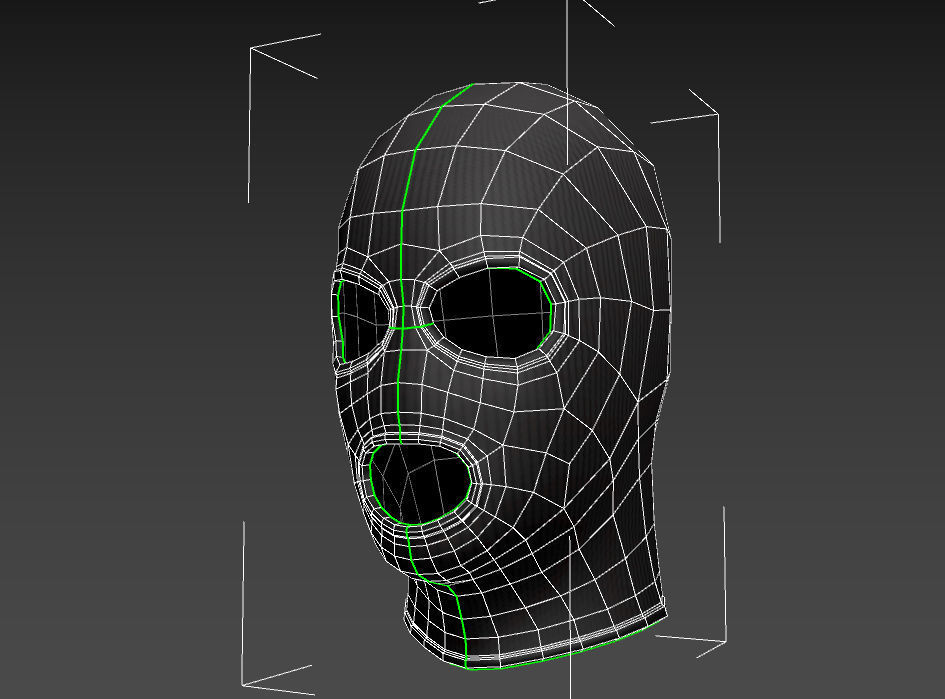 Balaclava Mask 3D model_12