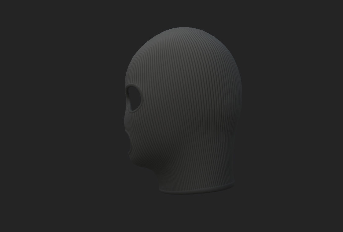 Balaclava Mask 3D model_17
