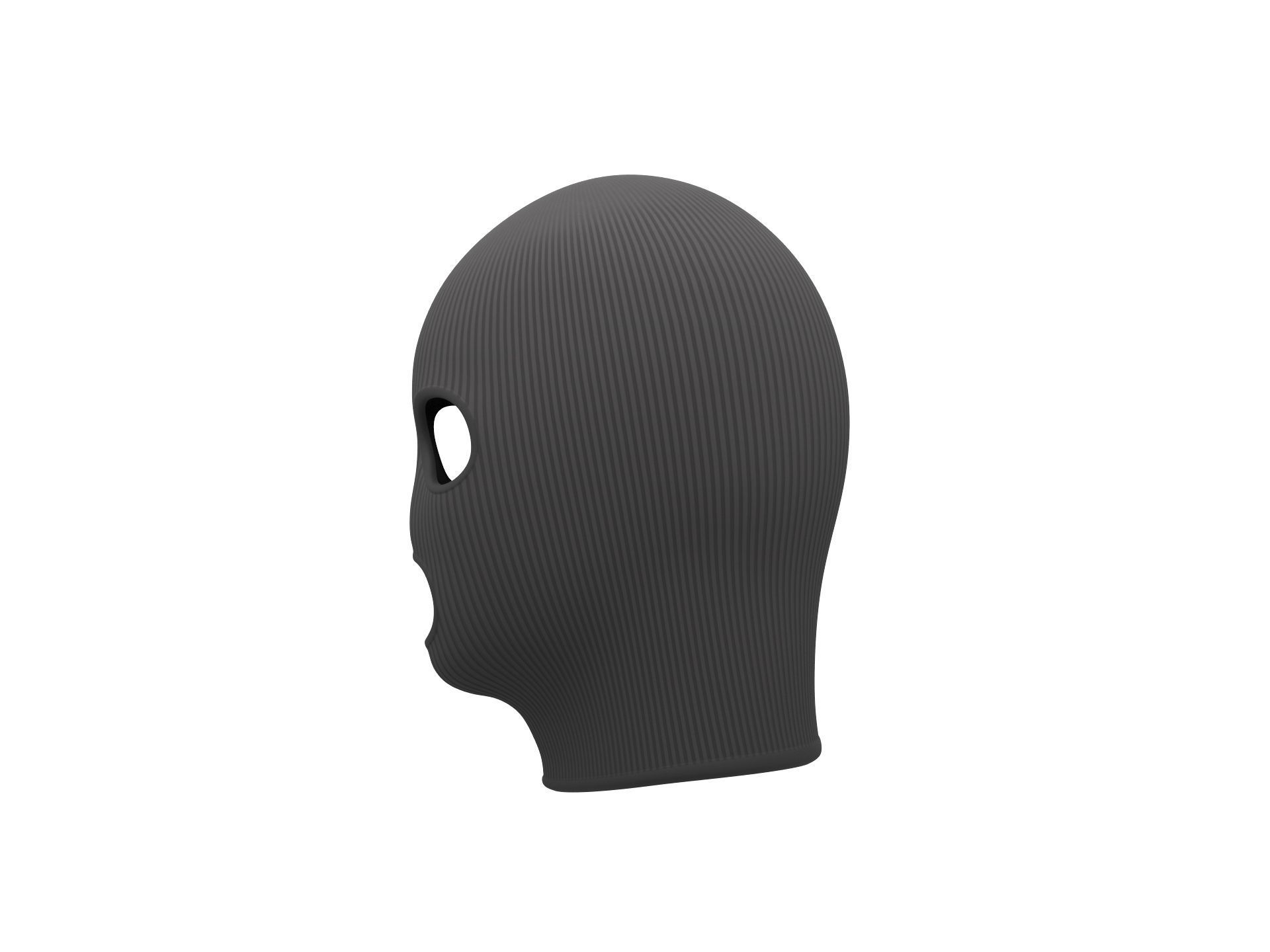 Balaclava Mask 3D model_2