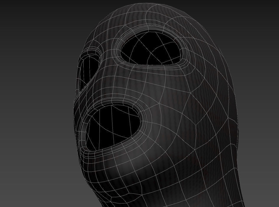 Balaclava Mask 3D model_11