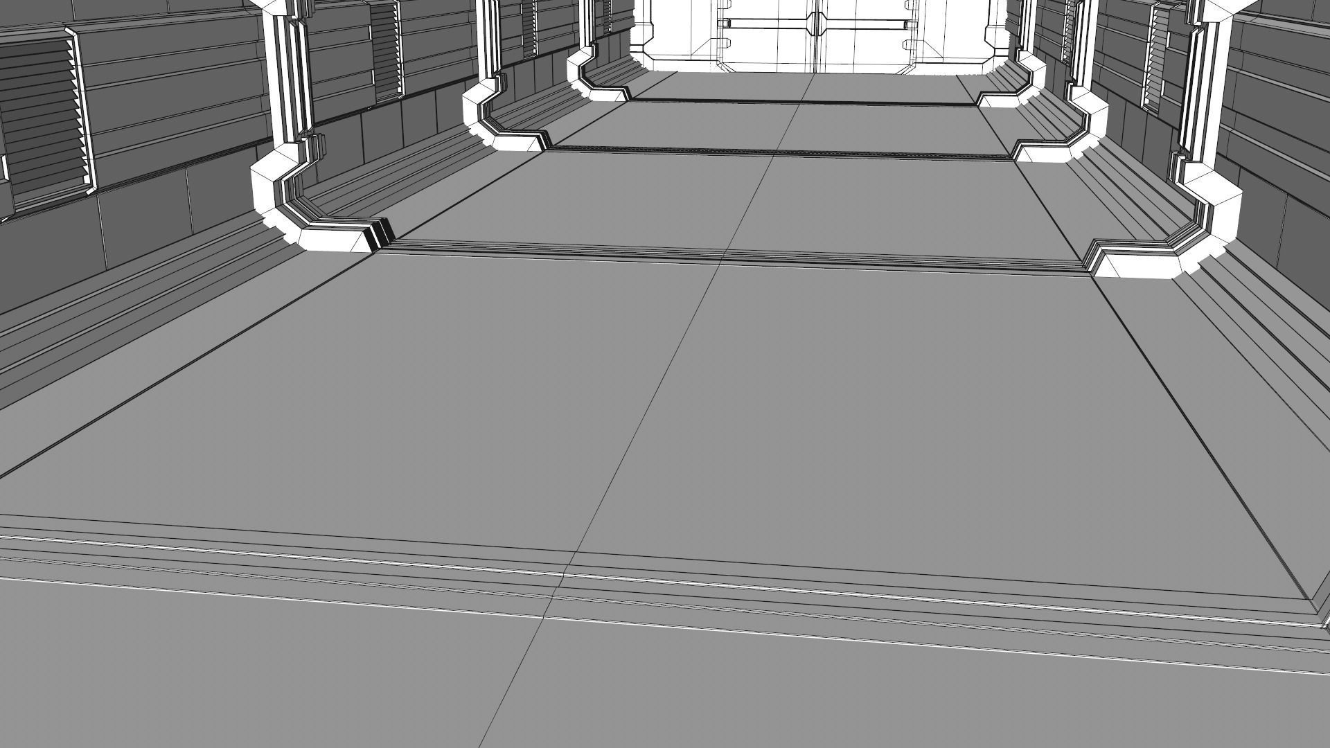 Sci Fi Corridor 3D model_15