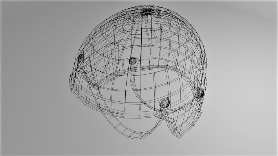 Combat Helmet - ECH 3D model_5
