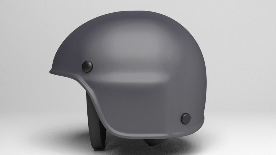 Combat Helmet - ECH 3D model_3