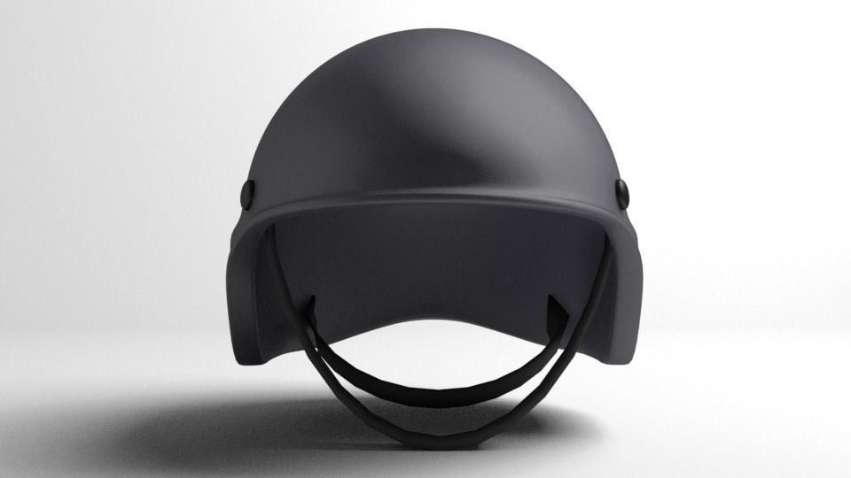 Combat Helmet - ECH 3D model_1