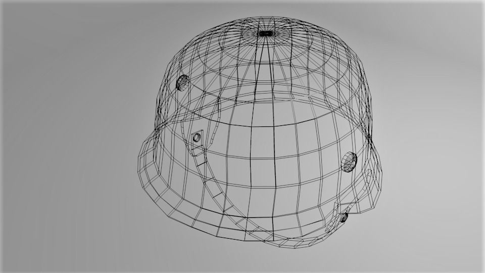 Combat Helmet - M35 3D model_5