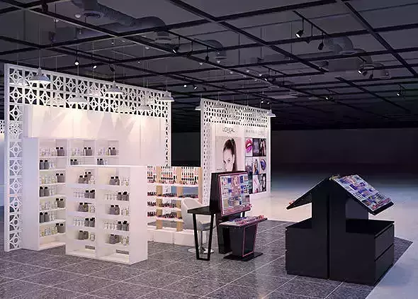 3d interior Cosmetic Lipstick shop