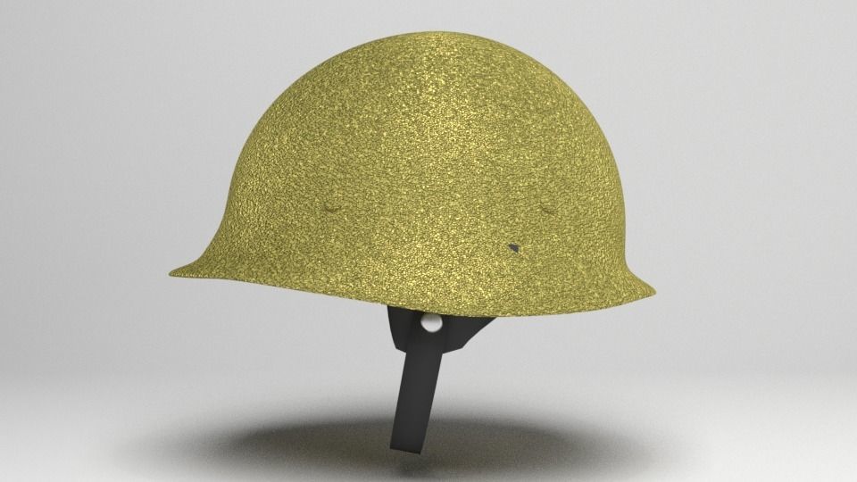 Combat Helmet - M80 3D model_3