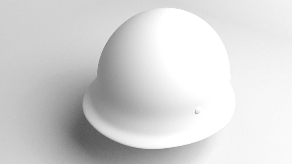 Combat Helmet - M80 3D model_4