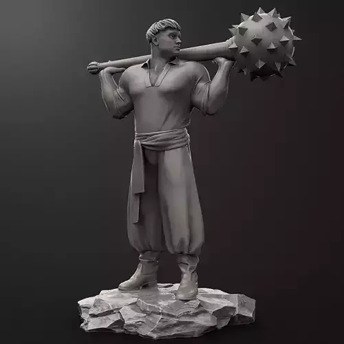 Hero sculpture 3D print model