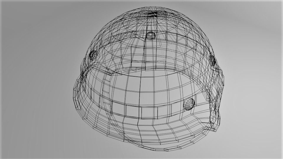 Combat Helmet - Spectra 3D model_5