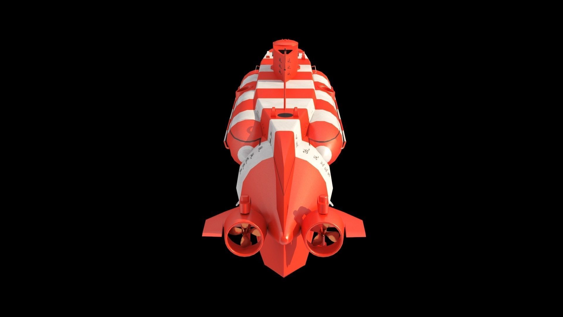 As 40 Bester Deep-submergence rescue vehicle Low-poly 3D model_6