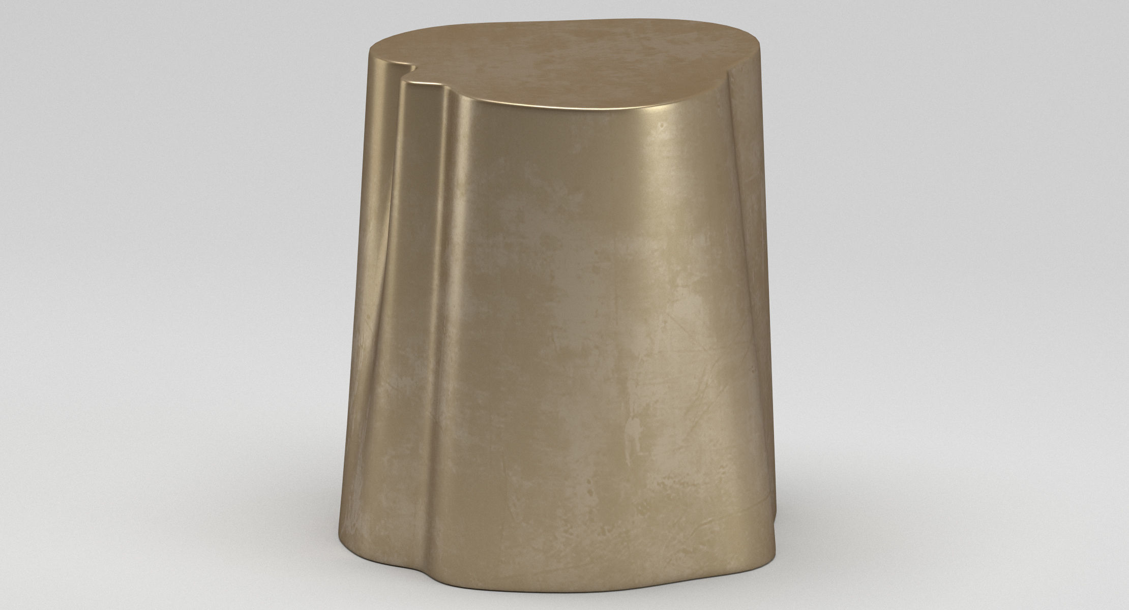 Marsia Holzer Tree Stump Side Table 3D model_4