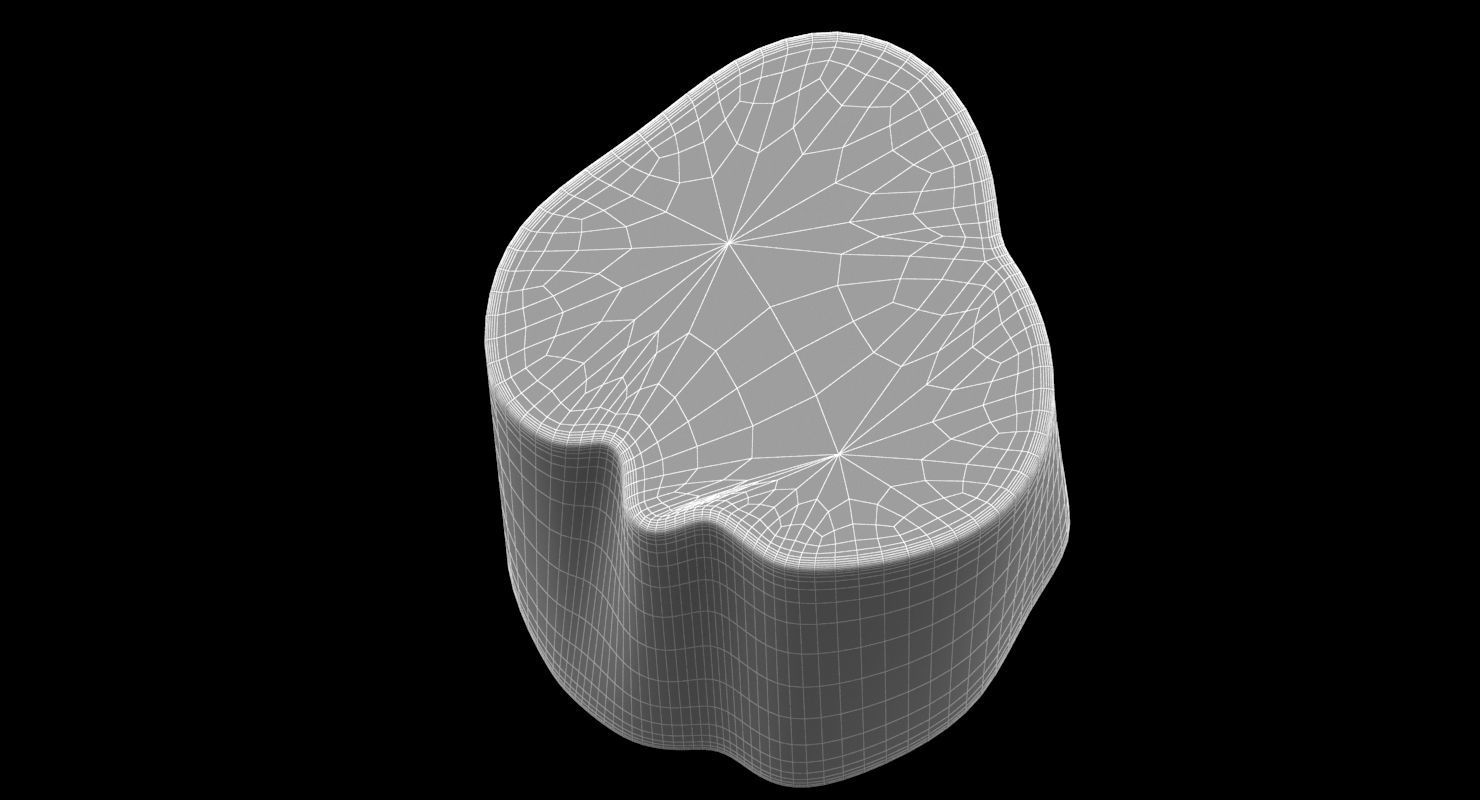 Marsia Holzer Tree Stump Side Table 3D model_6