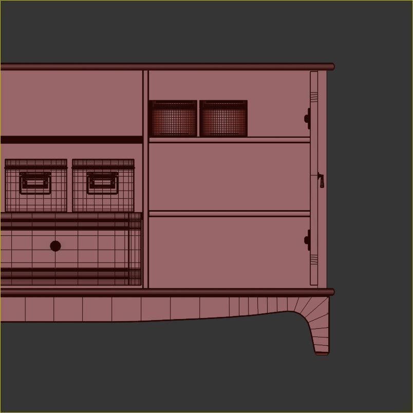 LOMMARP TV unit 3D model_4