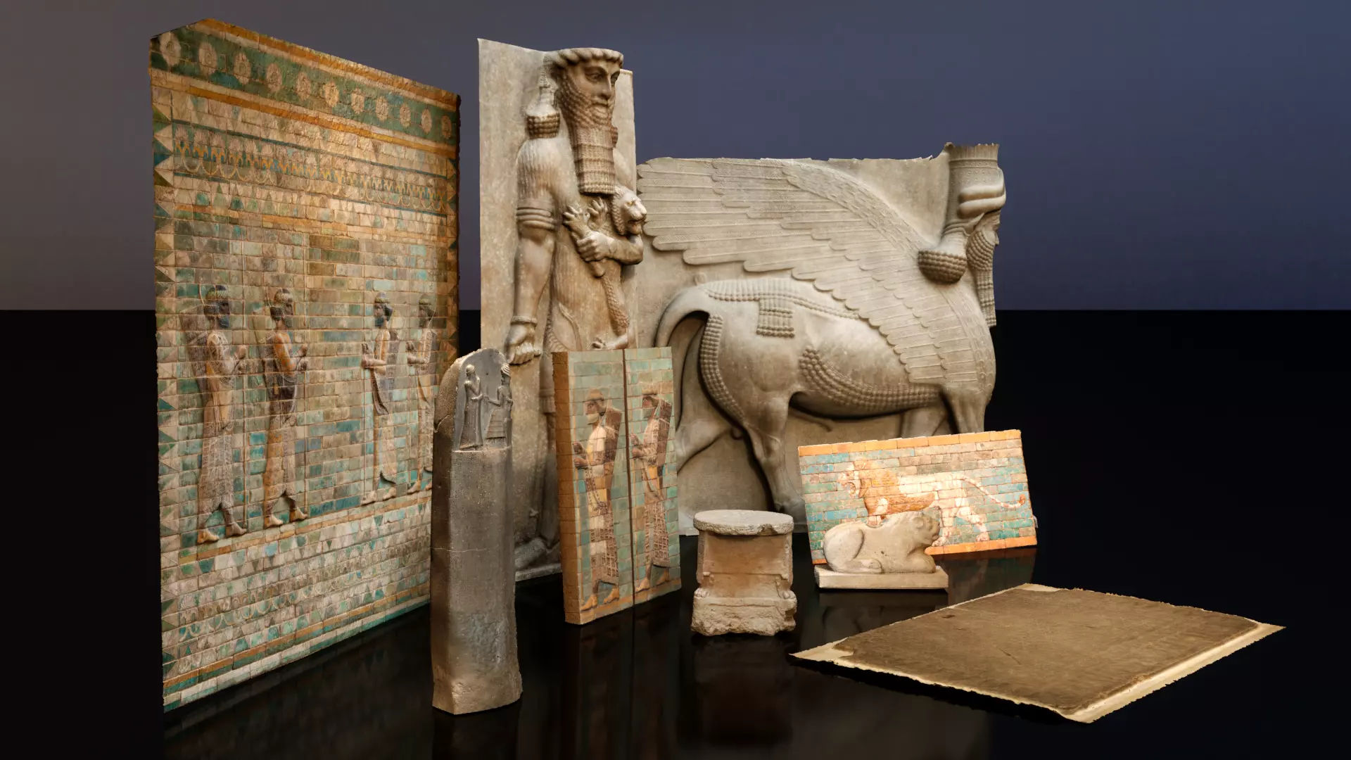 Assyrian 3D Models Collection Explore Ancient Artifacts _0