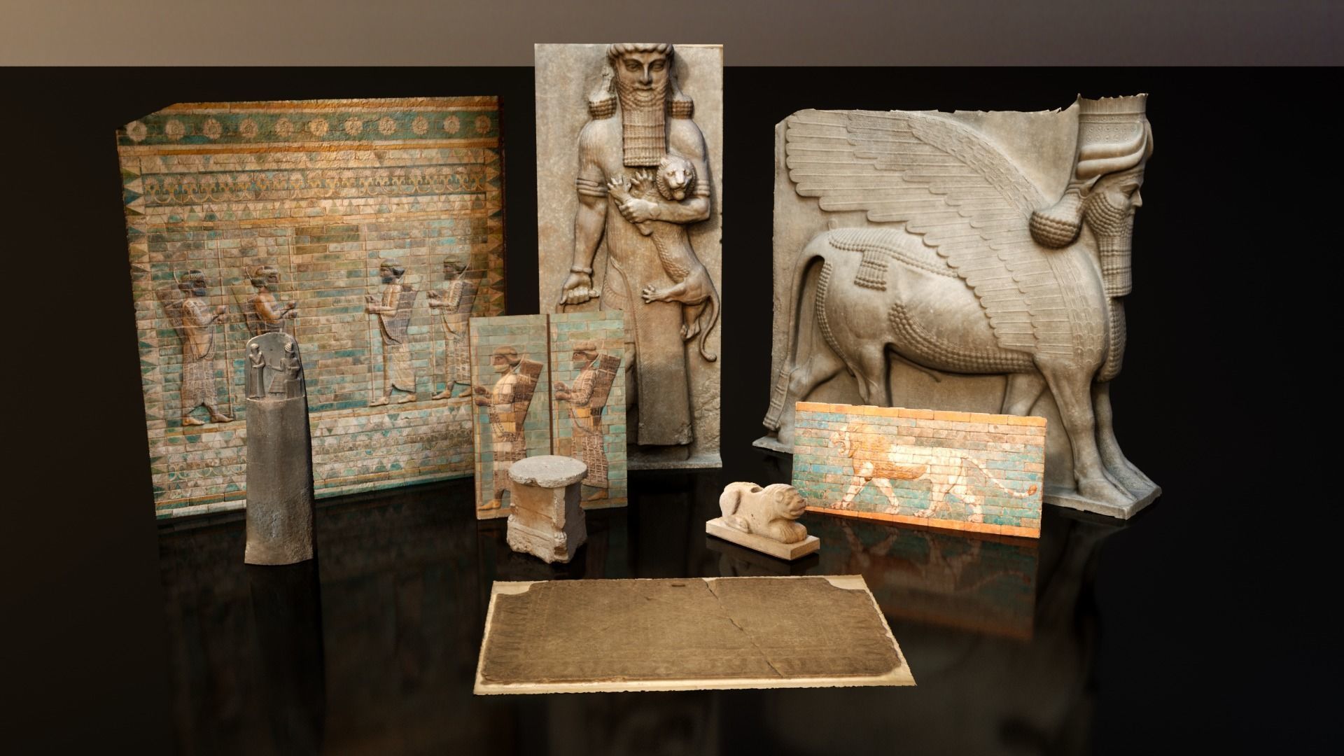 Assyrian 3D Models Collection Explore Ancient Artifacts _15