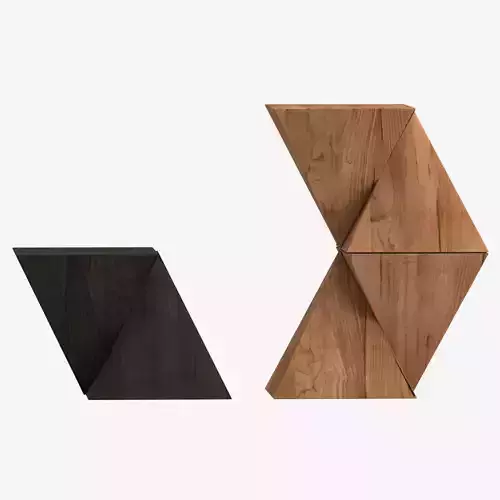Mauro Mori Piramidi side tables