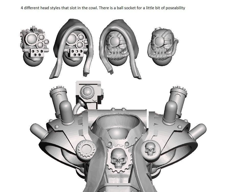 Dark Techno Brutalizers - Heavy Troops 3D print model_6