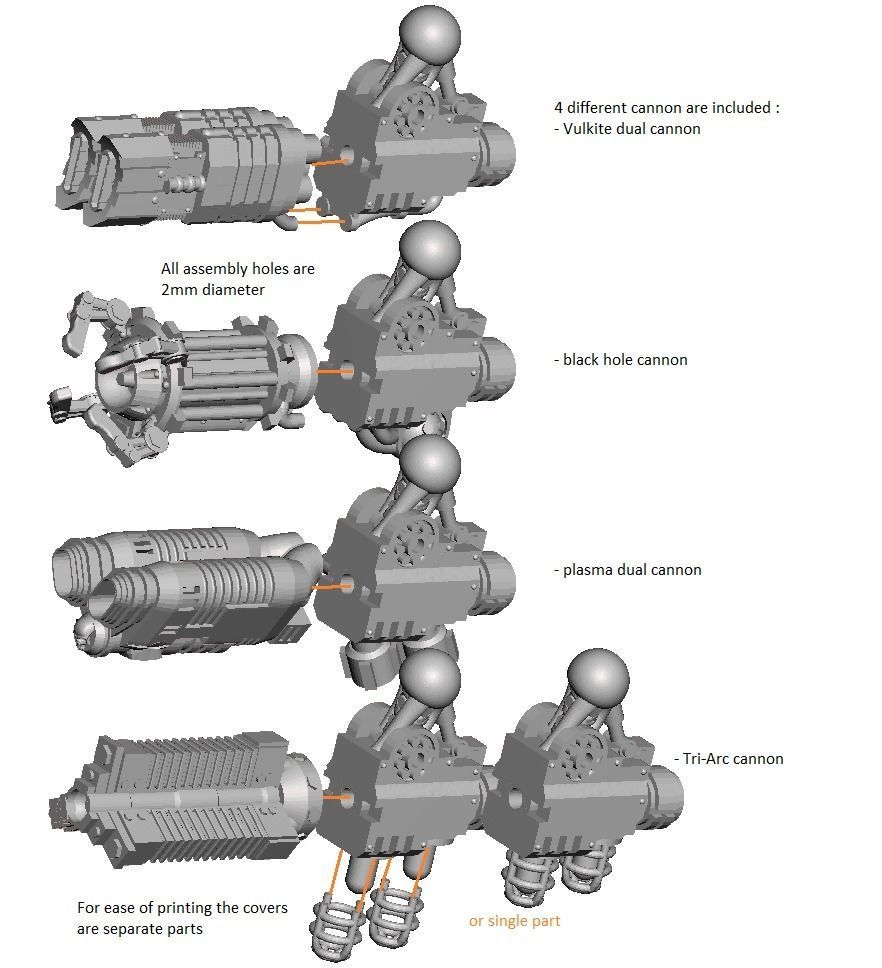 Dark Techno Brutalizers - Heavy Troops 3D print model_8