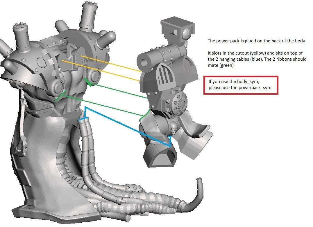 Dark Techno Brutalizers - Heavy Troops 3D print model_5