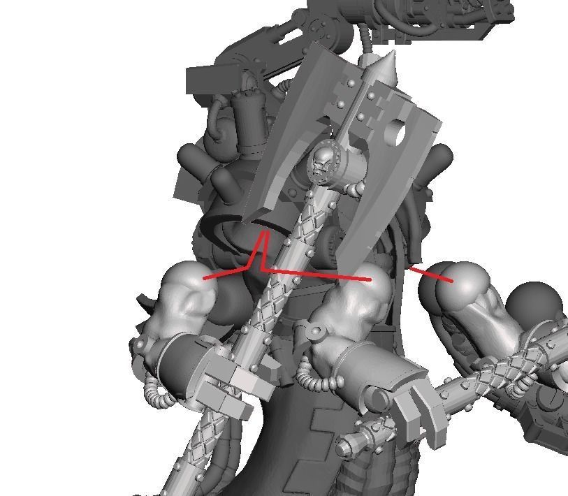 Dark Techno Brutalizers - Heavy Troops 3D print model_10