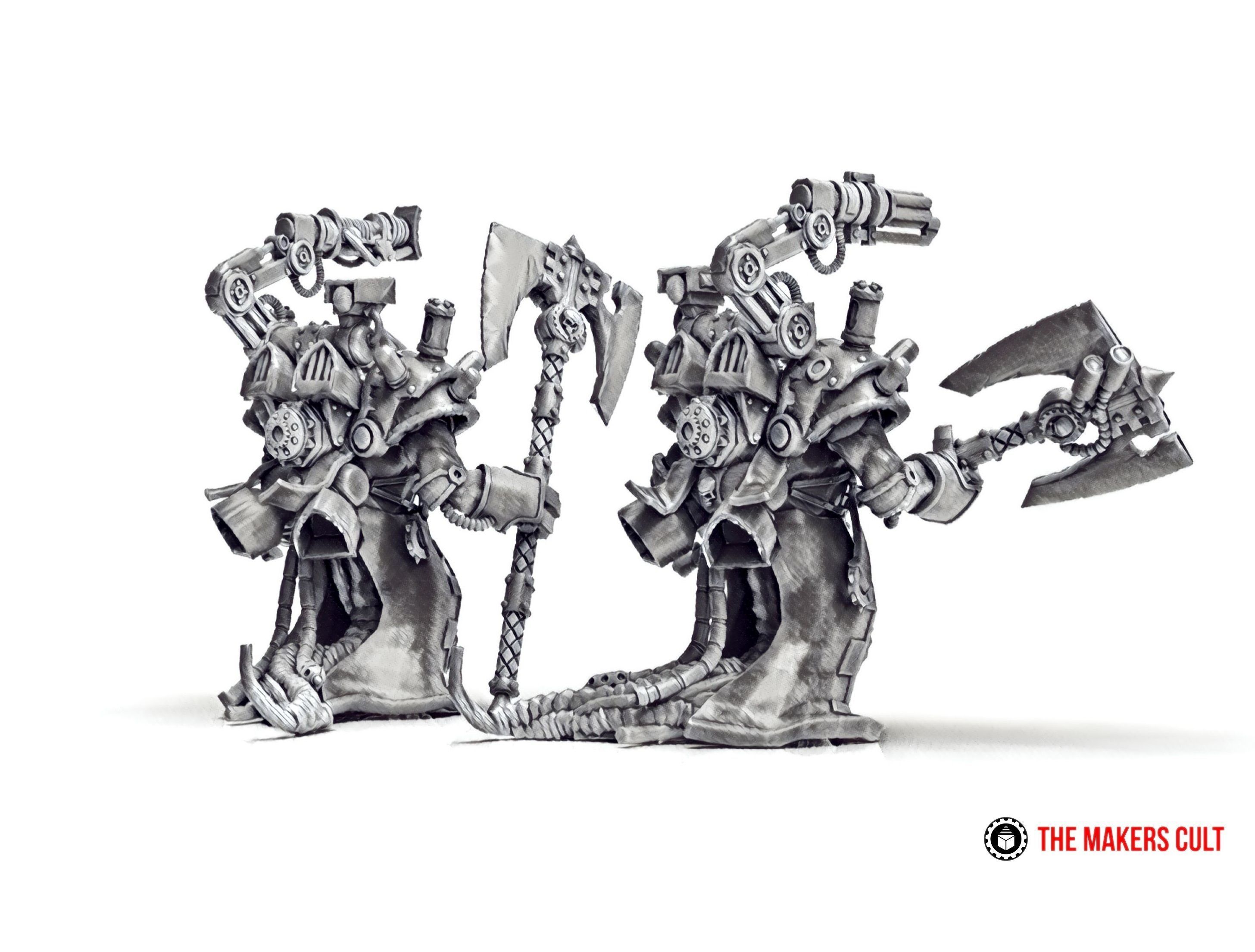 Dark Techno Brutalizers - Heavy Troops 3D print model_1