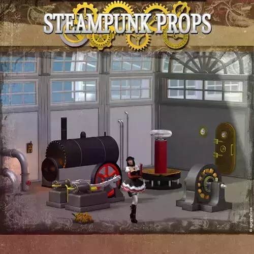 Steampunk Props Poser version