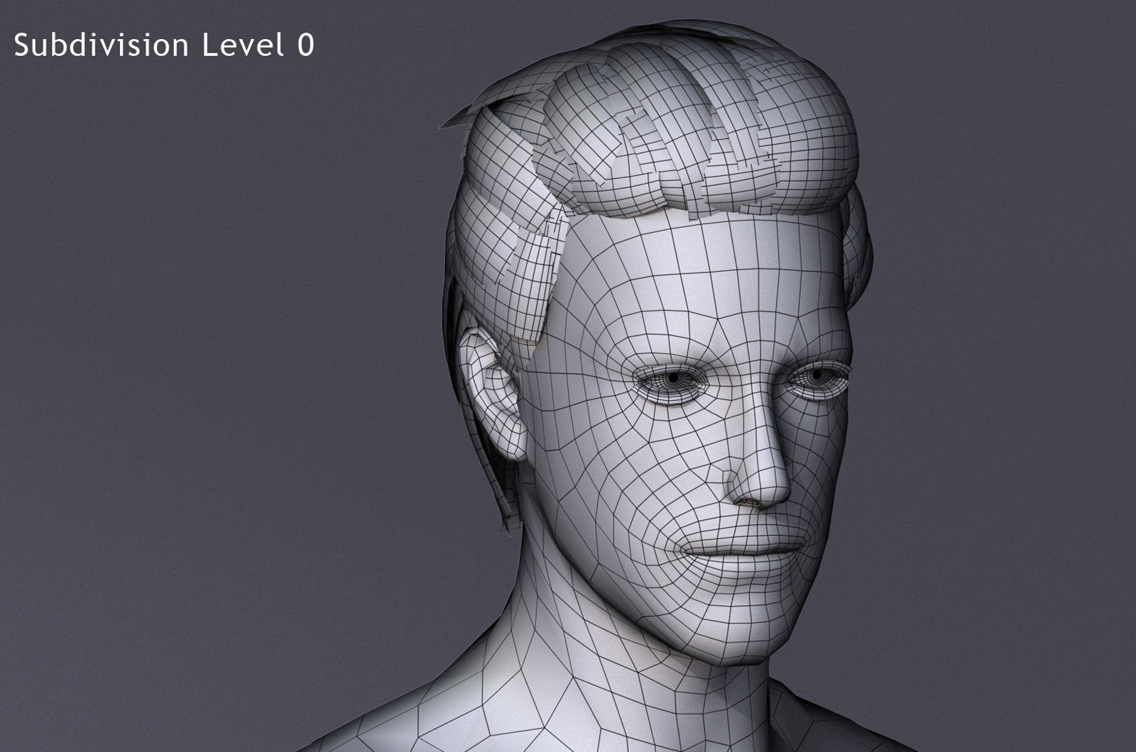 Male Full Body Rig Low-poly 3D model_20