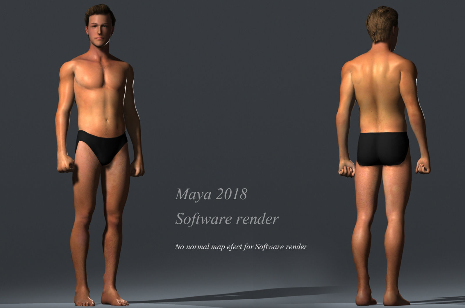 Male Full Body Rig Low-poly 3D model_11