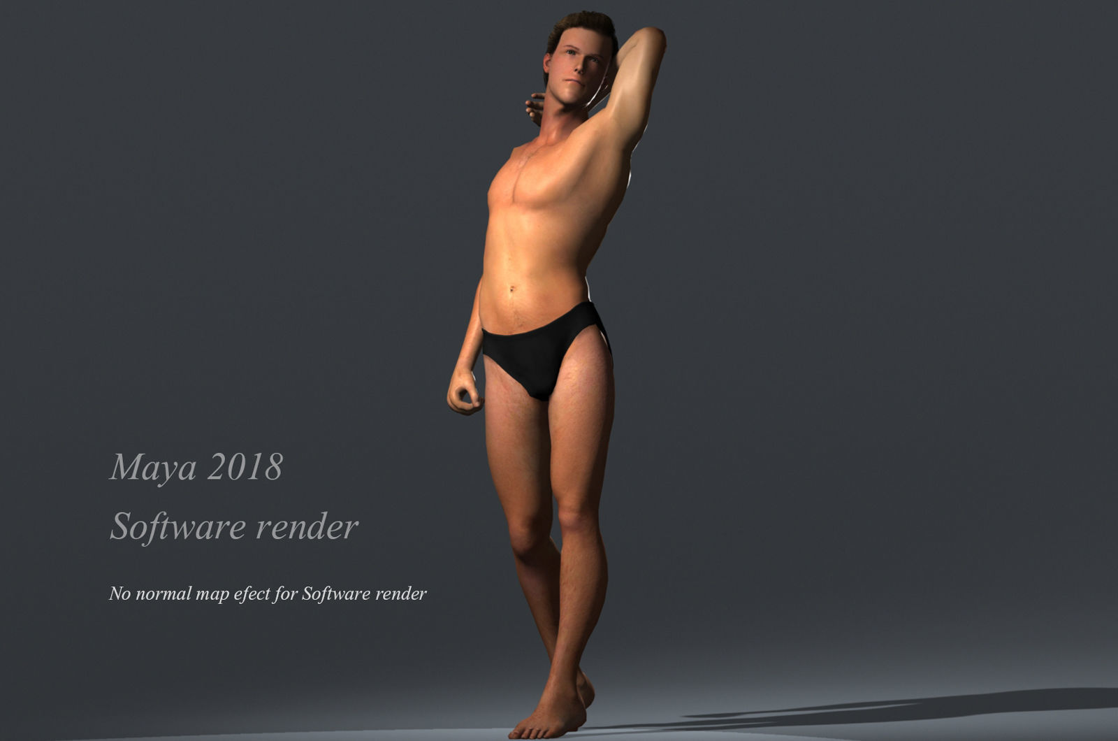 Male Full Body Rig Low-poly 3D model_13