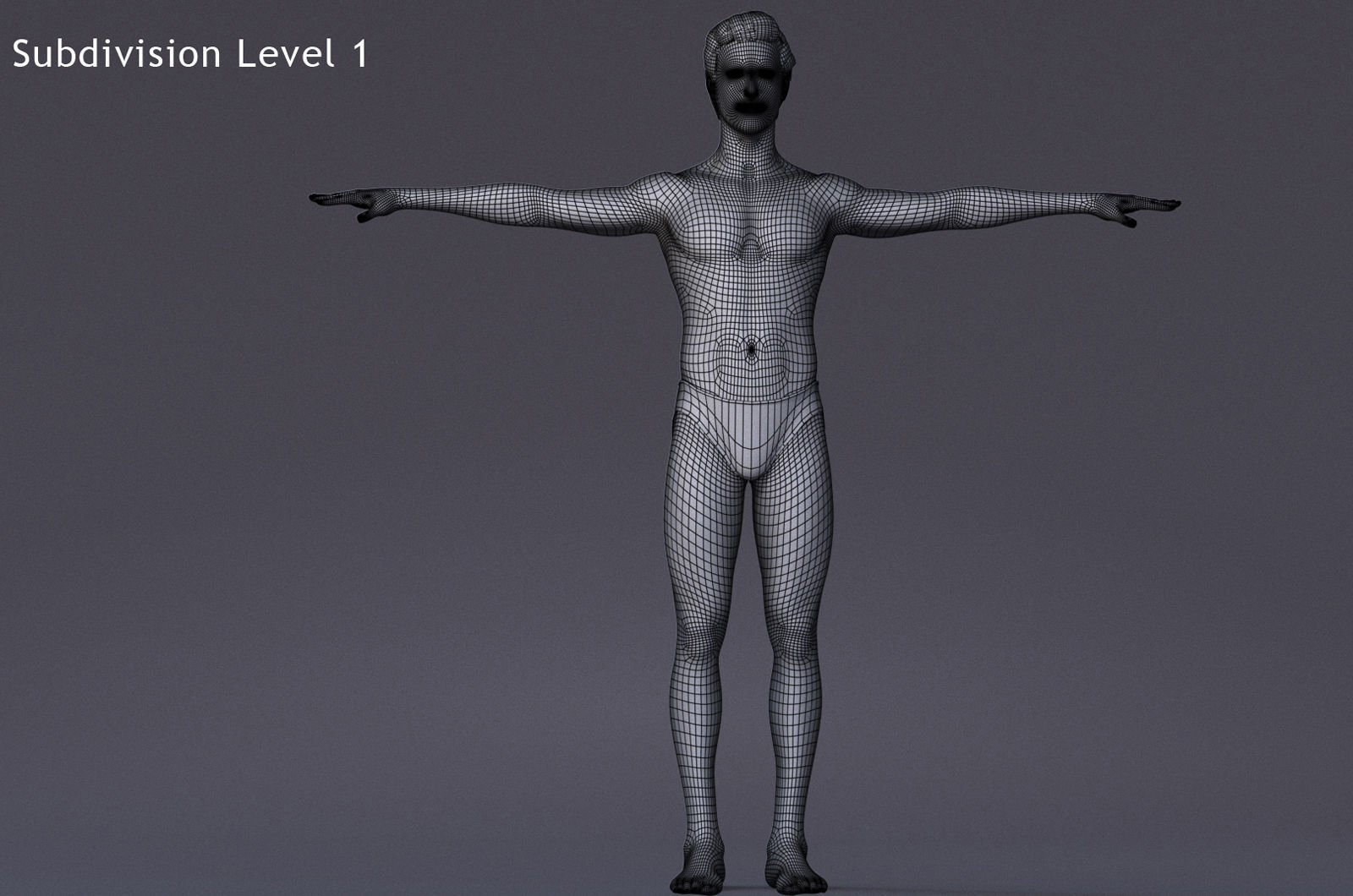 Male Full Body Rig Low-poly 3D model_16