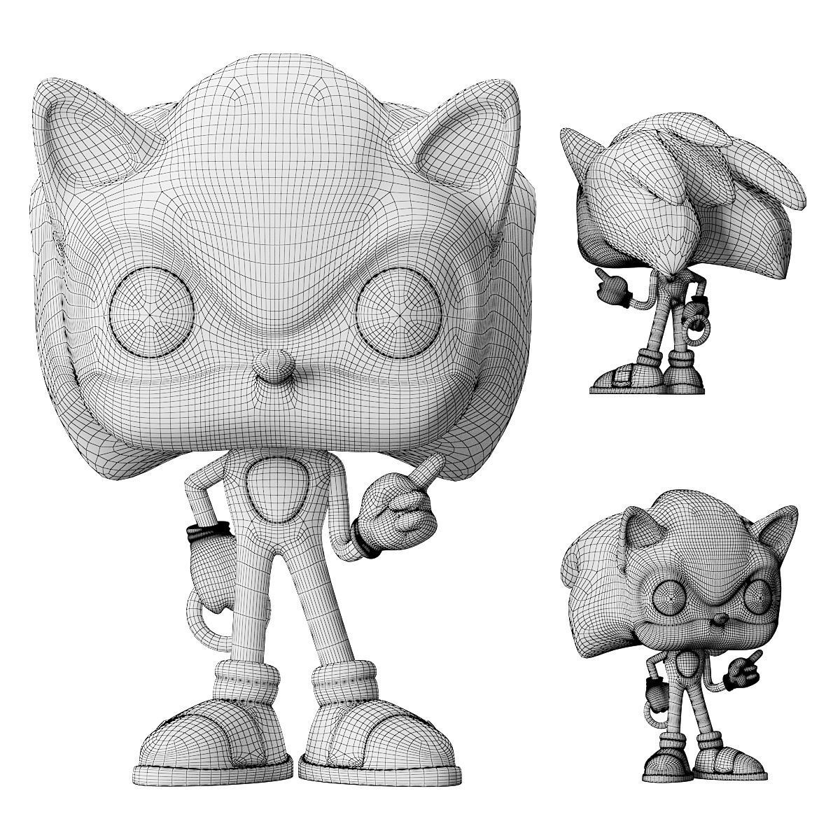 Funko Pop Figure 3D model_10