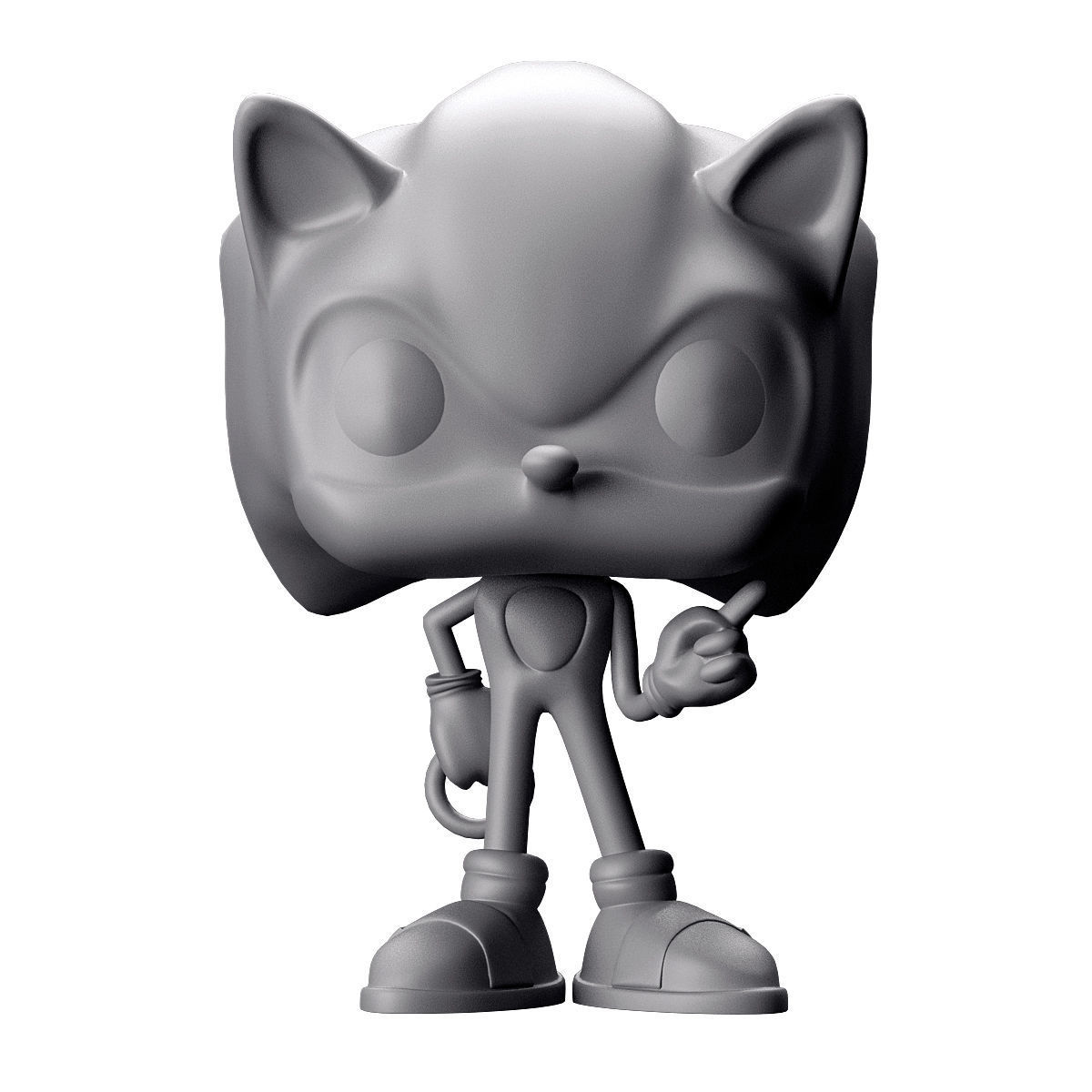 Funko Pop Figure 3D model_9