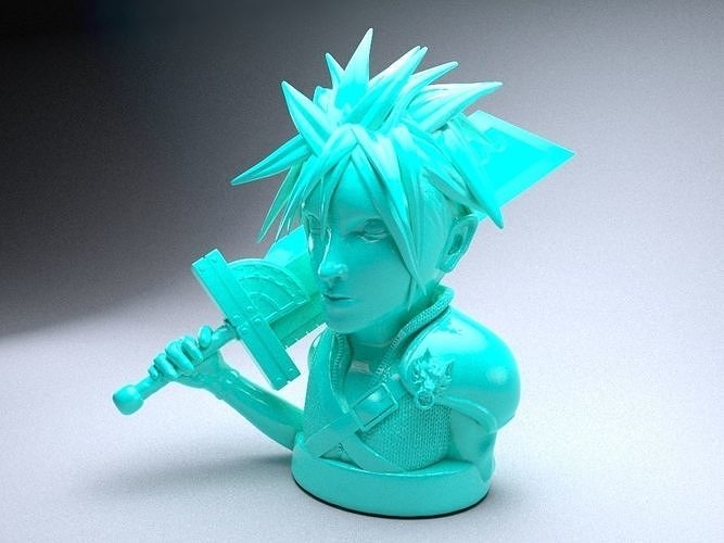 Final Fantasy Cloud Strife 3D print model