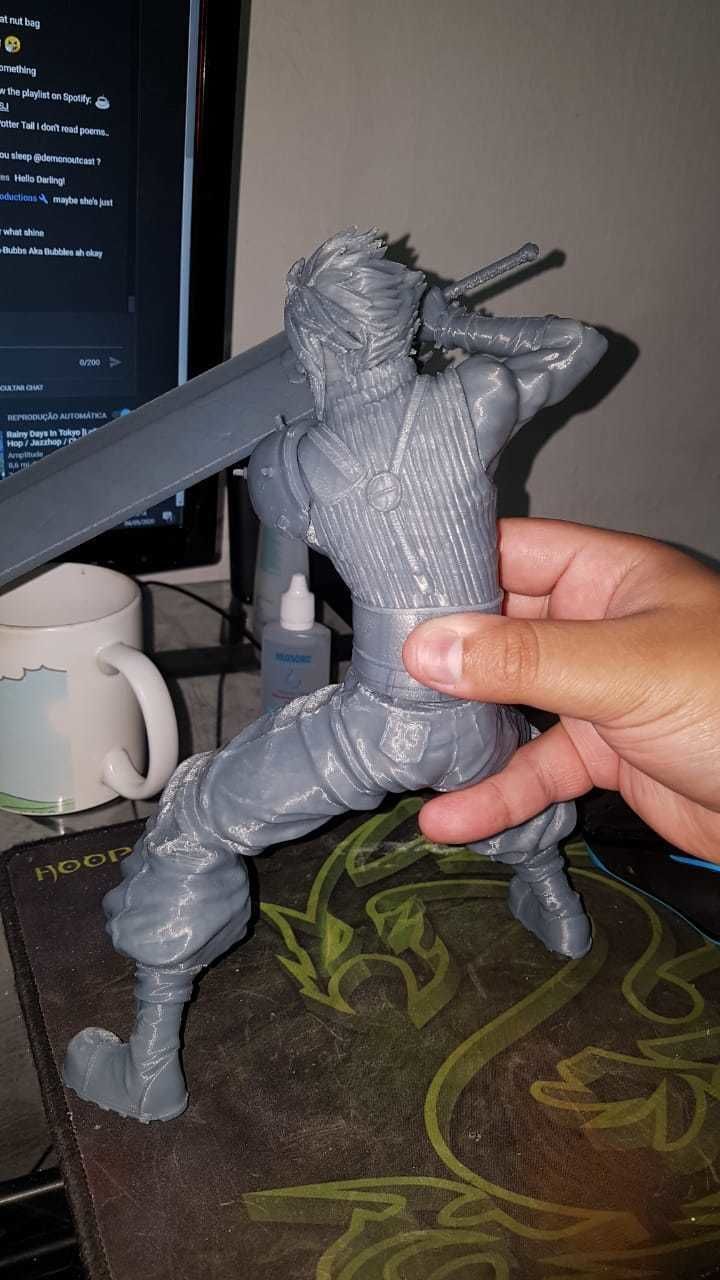 Cloud Strife Final Fantasy 7 REMAKE 3D print model_13