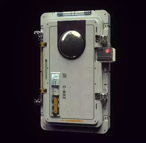 Scifi Moonbase Door 3D model