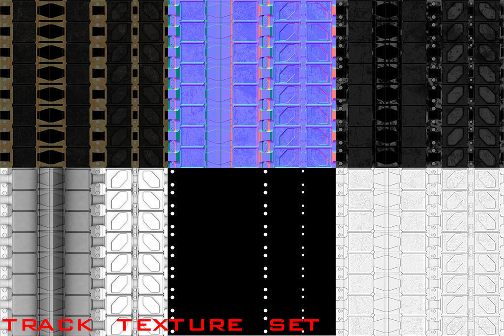 M1 Abrams Low-poly 3D model_22
